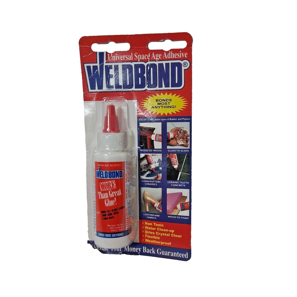 Weldbond Universal Space Age Adhesive 2fl oz Bond Most Anything New In Package